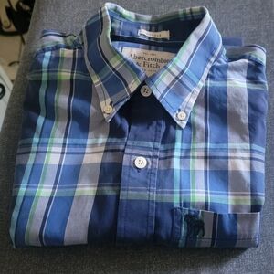 Abercrombie & Fitch Men Shirt Short Sleeve M